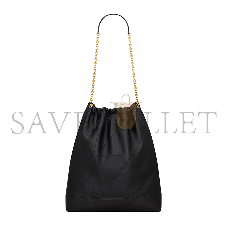 YSL JAMIE LARGE POCHON IN LAMBSKIN 828350AAB321000 (34*41*5cm)